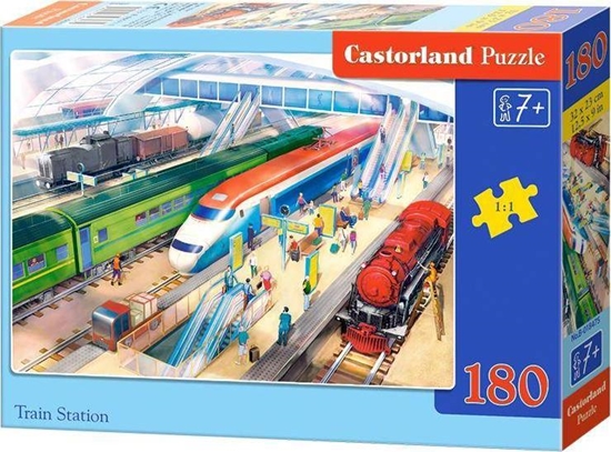 Picture of Castorland Puzzle 180 Train Station CASTOR