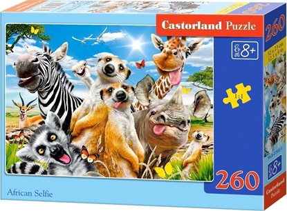 Attēls no Castorland Puzzle 260 African Selfie CASTOR