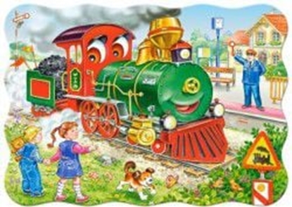 Attēls no Castorland Puzzle 30 Green Locomotive (246995)