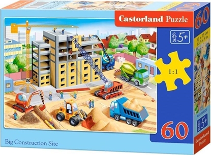 Picture of Castorland Puzzle 60 Big Construction Site CASTOR