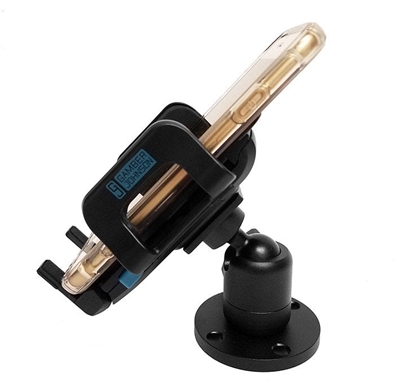 Picture of CELL PHONE HOLDER ROUND BASE/FOR PERMANENT MOUNTING