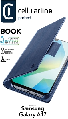 Picture of Cellularline Book Case für Samsung A17 5G Blue