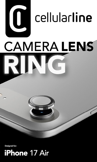 Picture of Cellularline Camera Lens Protection Ring iPhone Air Clear