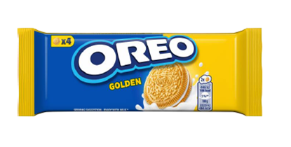 Picture of Cepumi OREO GOLDEN ar vaniļas garšas pildījumu 44g
