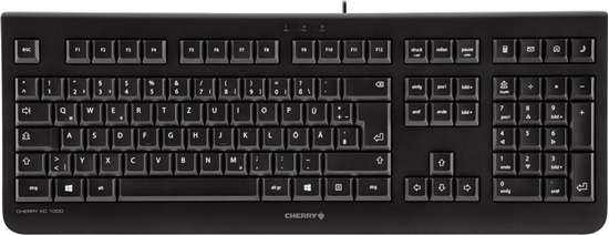 Picture of CHERRY KC 1000 keyboard USB QWERTY Nordic Black