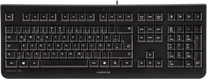 Attēls no Cherry KC 1000 tastatūra Birojs USB QWERTY Spāņu Melns