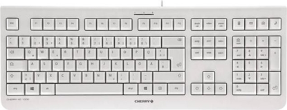 Изображение Cherry KC 1000 tastatūra Mājas USB Swiss Pelēks