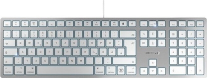 Attēls no Cherry KC 6000C FOR MAC tastatūra Universāls USB QWERTZ Vācu Sudrabs