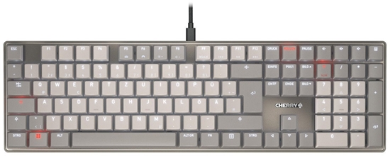 Изображение CHERRY KEY KC 500 Corded, Mechanical, MX LP 2.0Ivory DE Grey