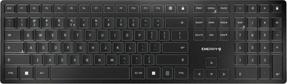 Изображение Cherry KW 9100 SLIM keyboard Universal RF Wireless + Bluetooth QWERTY English Black
