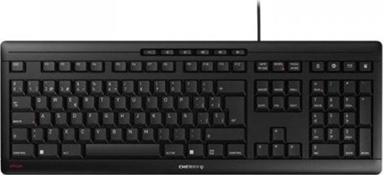 Picture of Cherry STREAM tastatūra Universāls USB QWERTY Spāņu Melns