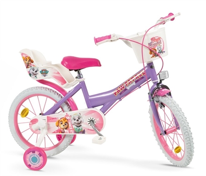 Attēls no Children's Bike 16" Paw Patrol Purple 1680 Girl TOIMSA
