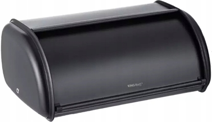 Attēls no Chlebak KingHoff CHLEBAK STALOWY 44CM MATOWY CZARNY KINGHOFF KH-1834