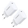 Picture of Choetech Choetech charger set Q5004 20W PD iPhone 12/13 white (2pcs)