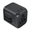 Picture of Choetech Choetech PD5008 travel charger, 3xUSB-A, 2xUSB-C, GaN, 35W, US/EU/UK/AU (black)