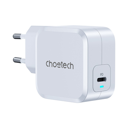 Attēls no Choetech fast charger USB C 45W PPS | PD white (PD