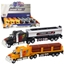 Picture of Ciarówka Cysterna Transport Drewna Napd Pull-Back wiata Dwiki 1:36 LEAN Toys