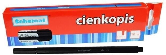 Изображение Cienkopis 0,4mm czarny (10szt) EDUKAMP