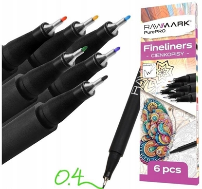 Изображение Cienkopisy 0.4mm 6 kolorów