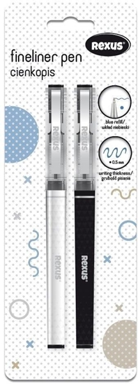 Picture of Cienkopisy z niebieskim wkadem 2szt