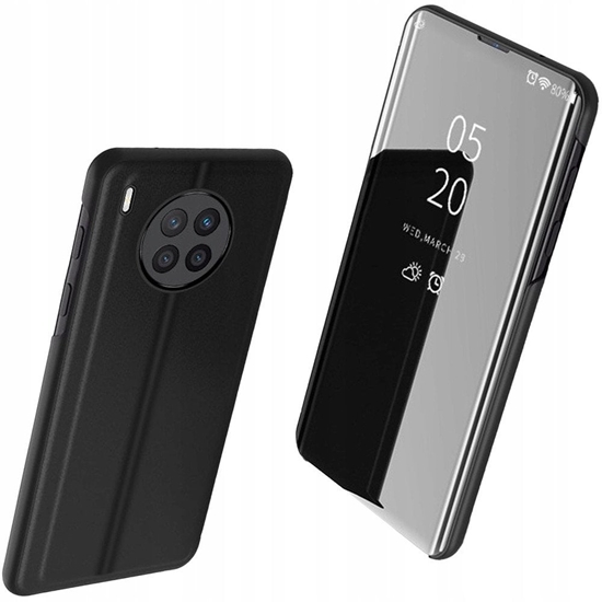 Picture of Clear View Case etui Huawei nova 8i pokrowiec z klapk czarne