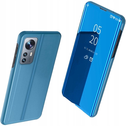Attēls no Clear View Case etui Xiaomi 12 Lite pokrowiec z klapk niebieskie