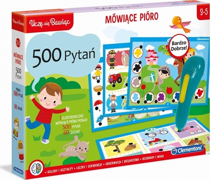 Изображение Clementoni Mówice Pióro 500 pyta
