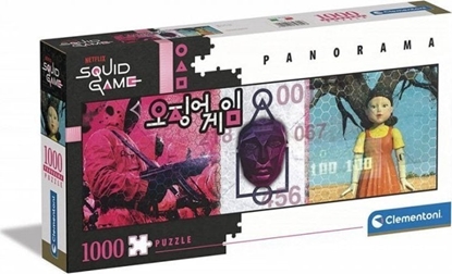 Attēls no Clementoni Puzzle 1000 Panorama Netflix Squid Game