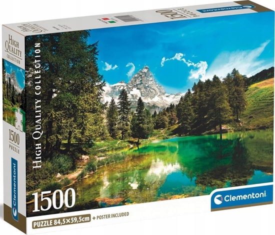 Изображение Clementoni Puzzle 1500 elementów Compact Blue Lake