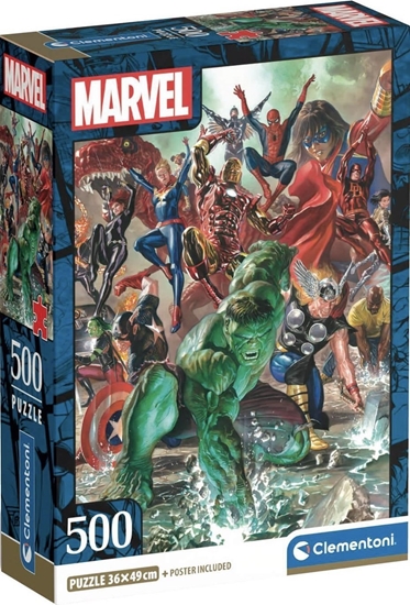 Picture of Clementoni Puzzle 500 elementów Compact The Avengers