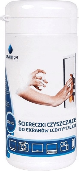 Picture of Cleverton Chusteczki nawilane do czyszczenia ekranów LCD 100 szt. (CLE000007)