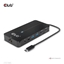 Attēls no CLUB3D Type-C 7-in-1 hub with 2x HDMI, 2x USB Gen1 Type-A, 1x RJ45, 1x 3.5mm Audio, 1x USB Gen1 Type-C 100W Female port