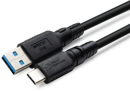 Изображение Kabel USB MicroConnect USB-A - USB-C Brzowy (ColorFlex USB-C to USB-A)