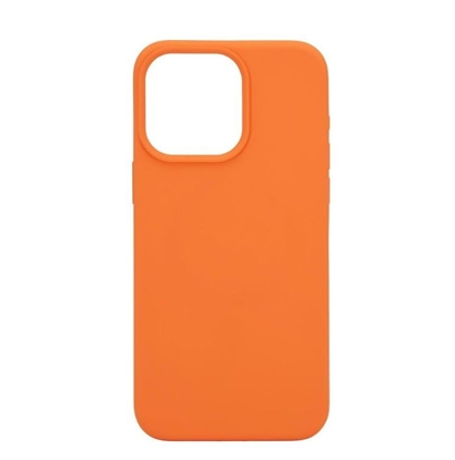 Attēls no Connect Apple iPhone 15 Pro Max Premium Magsafe Soft Touch Silicone Case New Function Orange