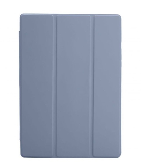Picture of Connect Galaxy Tab A9 Tablet case with imitate microfiber inside Lavender Gray