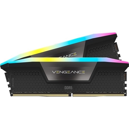 Attēls no CORSAIR VENGEANCE RGB 96GB 2x48GB DDR5