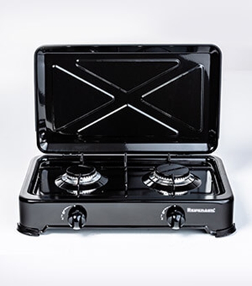 Изображение Countertop Hob Gas Ravanson K-02TB [black; 2 zone(s)]