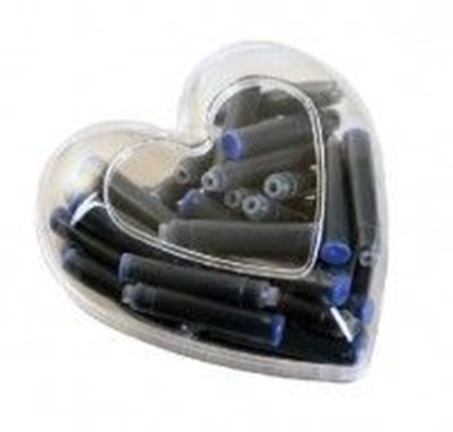 Attēls no Cresco Naboje do piór niebieskie 50 sztuk Serce (274546)