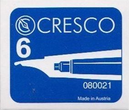 Изображение Cresco Naboje do piór niebieskie 6 sztuk