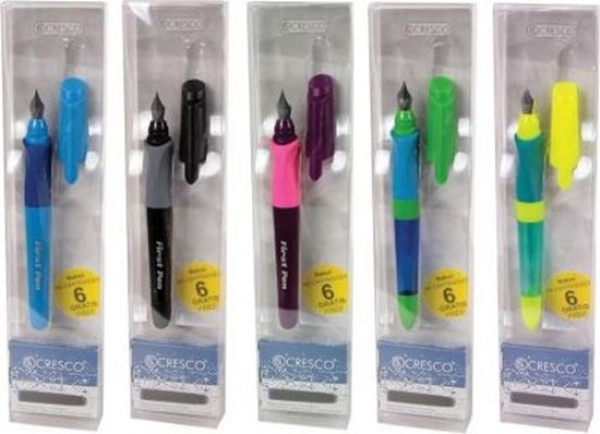 Изображение Cresco Pióro wieczne First Pen + 6 naboi mix (406742)