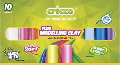 Attēls no Cricco Modelina fluorescencyjna 10 kolorów