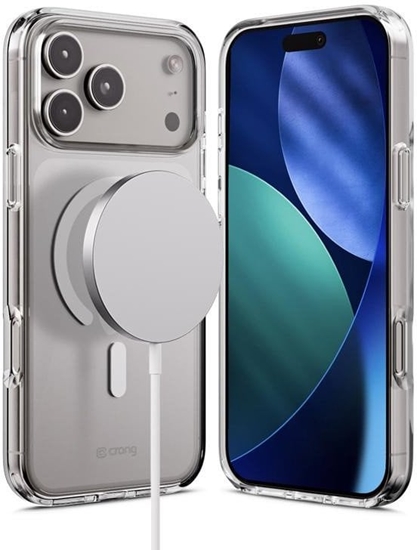 Изображение Crong Clear MAG Cover - etui Magsafe do iPhone 17 Pro Max przeroczyste
