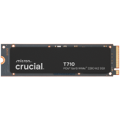 Picture of SSD|CRUCIAL|T710|4TB|M.2|PCIe Gen5|NVMe|Write speed 13800 MBytes/sec|Read speed 14500 MBytes/sec|TBW 2400 TB|CT4000T710SSD8