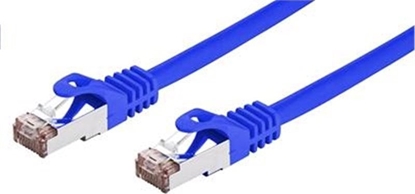 Attēls no C-Tech C-TECH kabel patchcord Cat6, FTP, modrý, 0,25m
