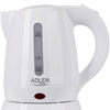 Picture of Adler Kettle AD 1272 Electric, 1600 W, 1 L, Stainless steel/Polypropylene, 360° rotational base, White