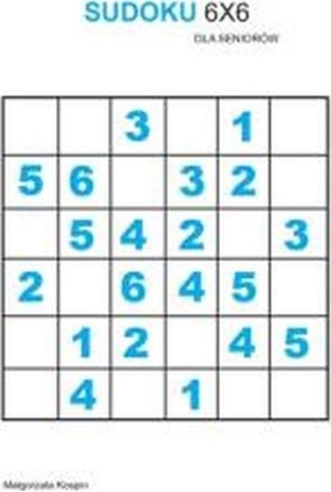 Изображение Czas Seniora Sudoku 6x6