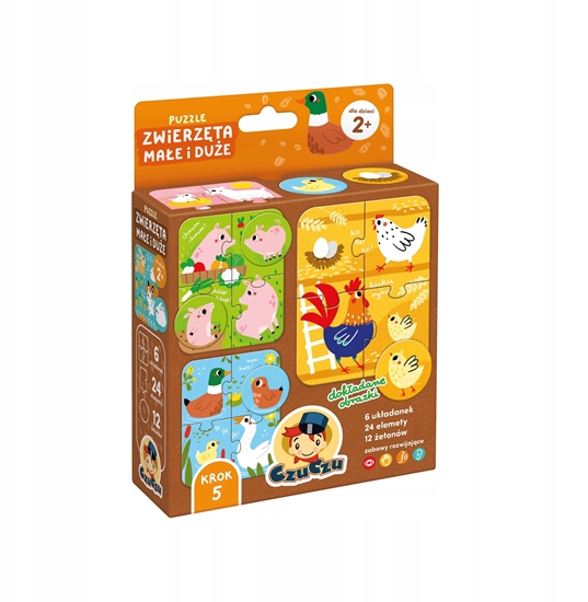 Picture of CzuCzu puzzle Zwierzta mae i due 94164