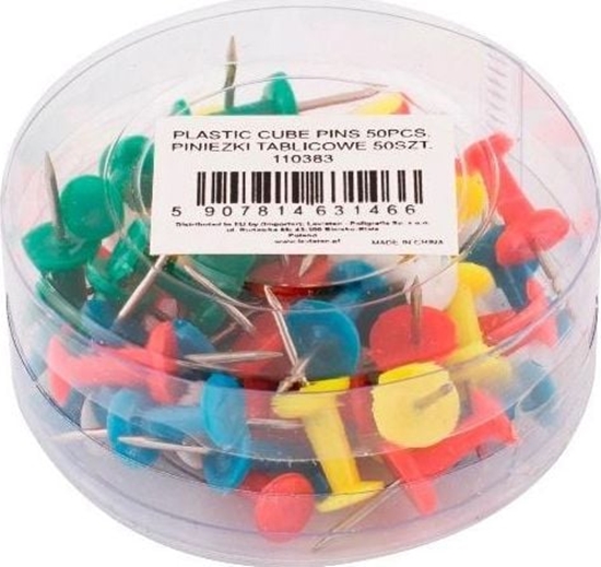 Изображение D.Rect Pinezki tablicowe 50 sztuk D.RECT