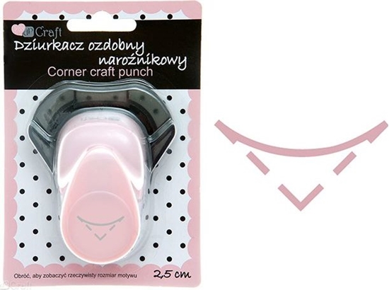 Picture of Dalprint Dziurkacz ozdobny naronikowy DPCRAFT 2,5 cm - Zaokrglacz Dalprint