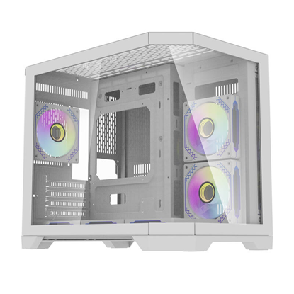 Picture of Darflash FT418 computer case + 6 aRGB fans (white)